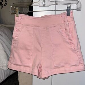 Alice + Olivia Donald Pink Denim